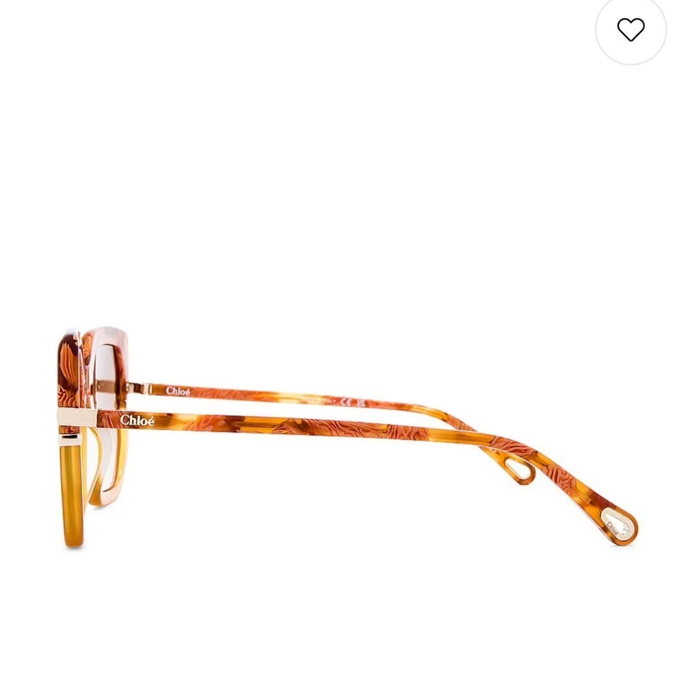 LIKE NEW $500 MSRP CHLOE West Butterfly Sunglasses in Brown - Picture 4 of 9